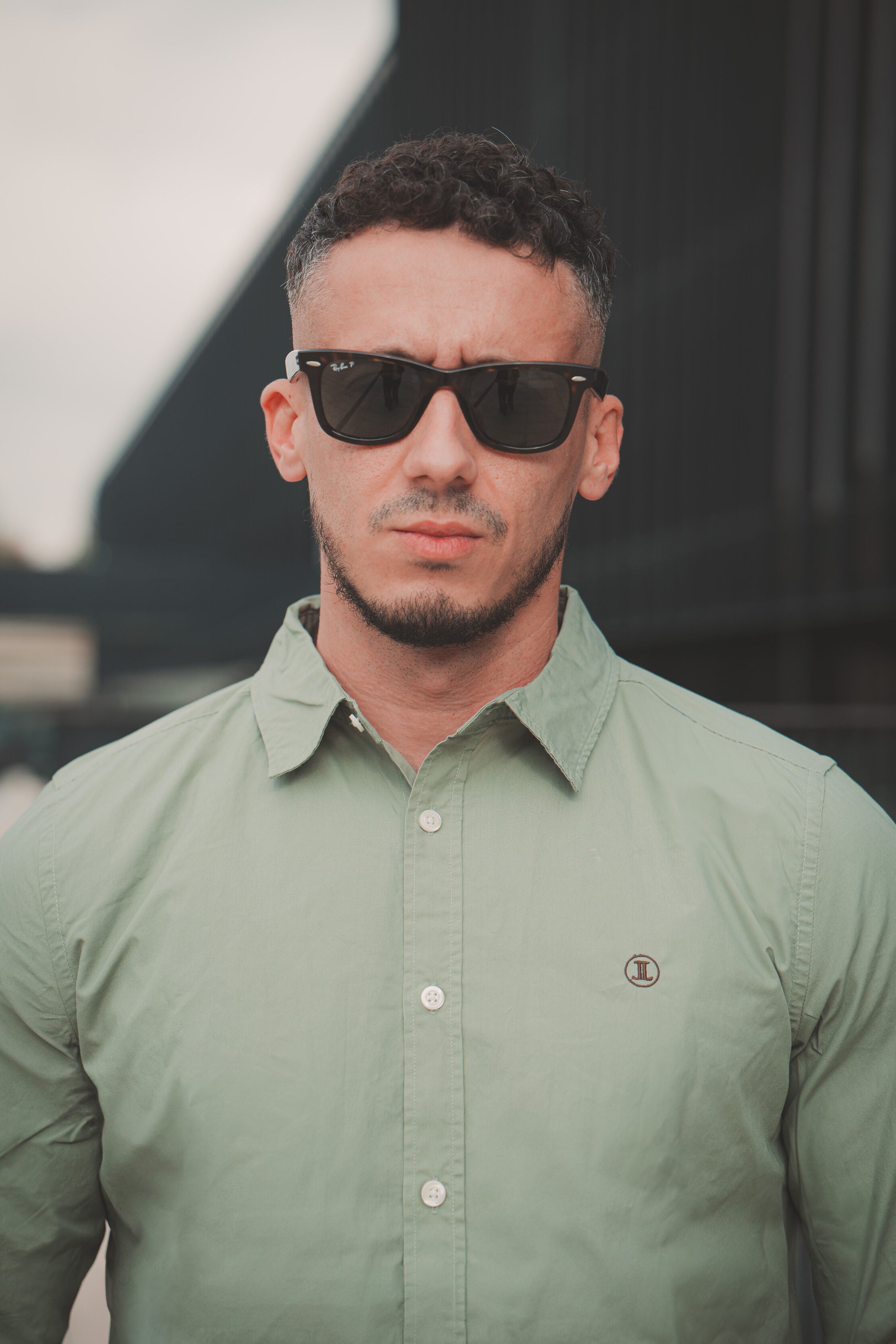 Camisa ligera Fine-Line 1912 Verde