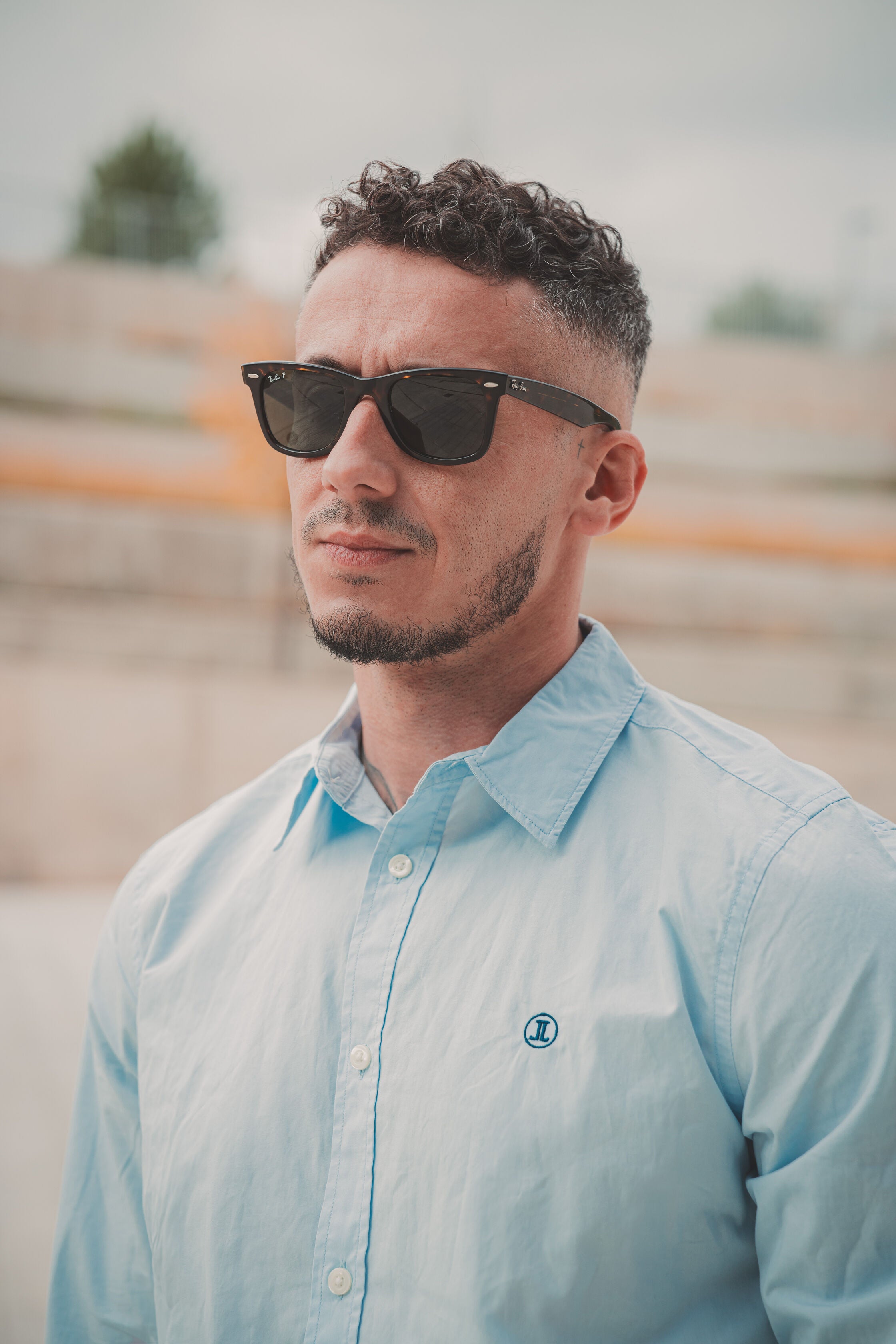 Camisa ligera Fine-Line 1912 Azul